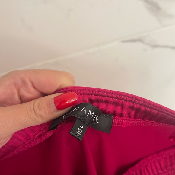 Dynamite Strapless Satin Dress - Picture 2 of 2